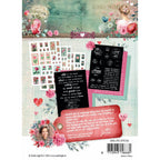 Studio Light Sending You Love Sticker Sheets Postage and Quotes jma-syl-stic36 package back