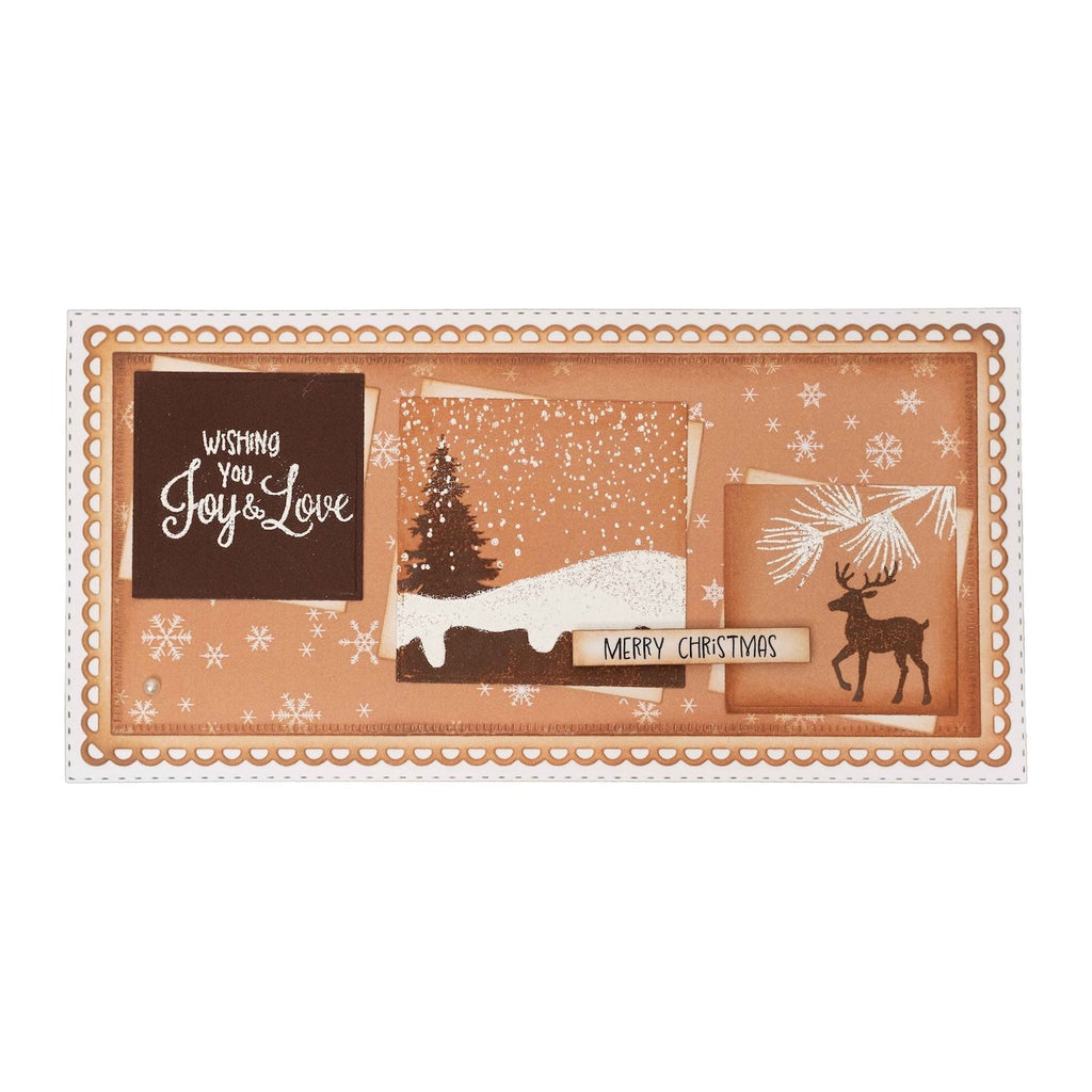 Studio Light Snow Landscape Clear Stamps sl-es-stamp861 joy