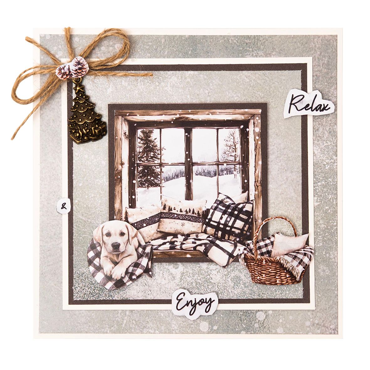 Studio Light Snowy Winter Days Essentials Die-cut Paper Pad sl-es-dcpp388 relax