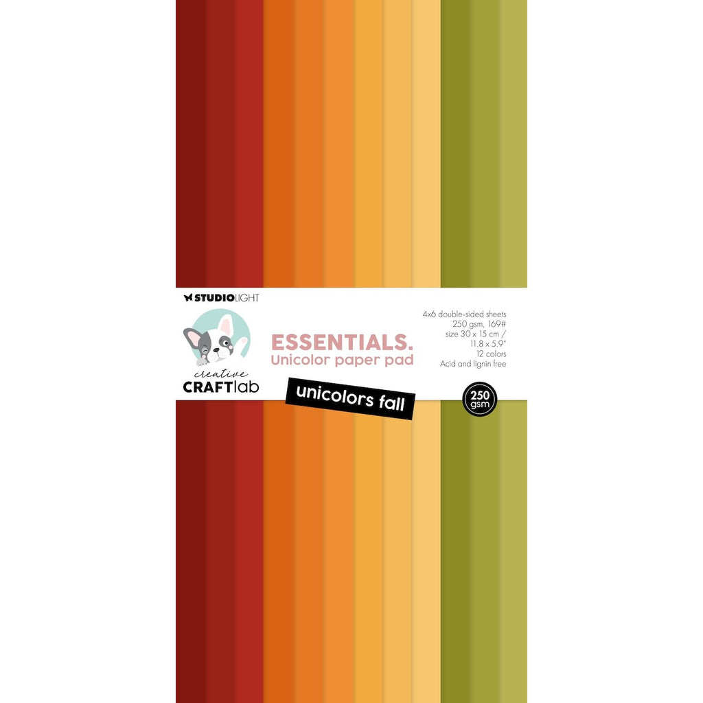 Studio Light Unicolors Fall Essentials Uni Paper Pad ccl-es-upp506