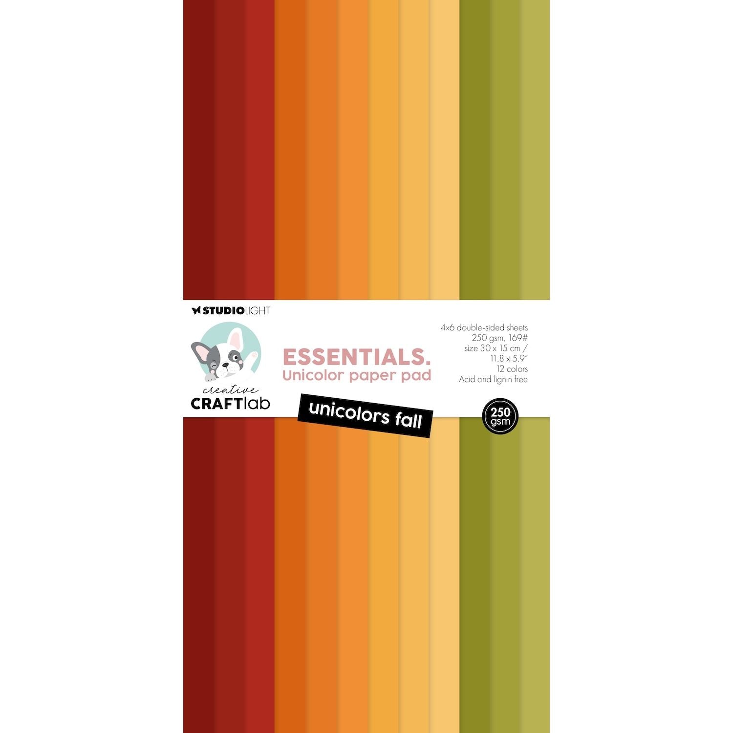 Studio Light Unicolors Fall Essentials Uni Paper Pad ccl-es-upp506
