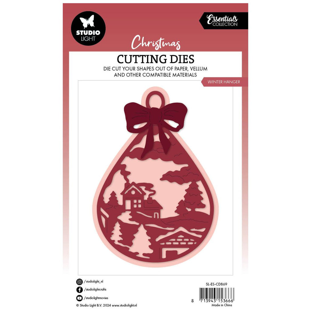 Studio Light Winter Hanger Essential Dies sl-es-cd869 package back