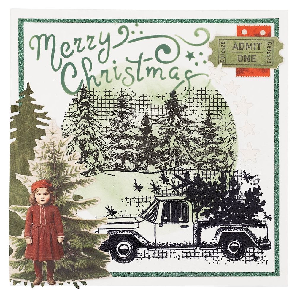 Studio Light Winter Wonderland Clear Stamps sl-gr-stamp844 merry