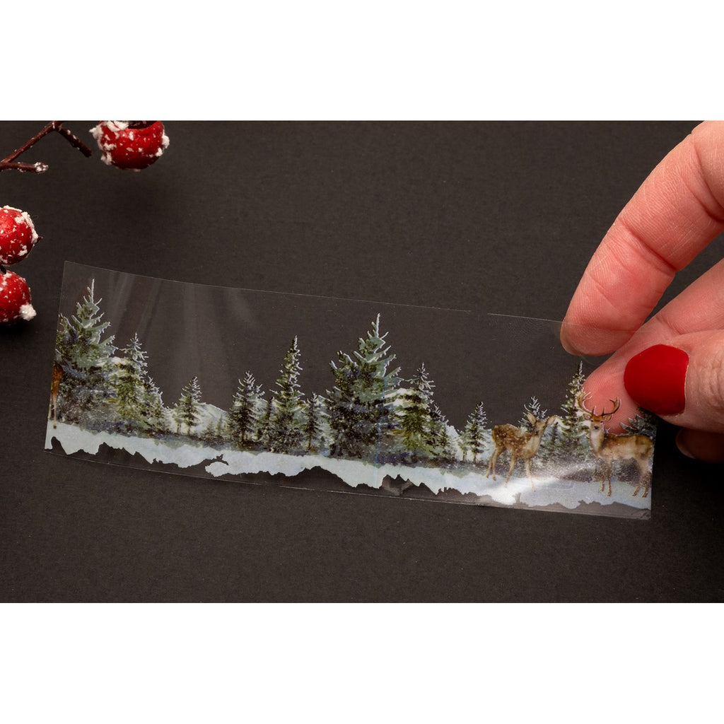 Studio Light Winter Wonderland On A Roll Clear Stickers sl-es-stic49 forest