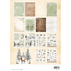 Studio Light Winter Woodland Essentials Die-cut Paper Pad sl-es-dcpp387 package back