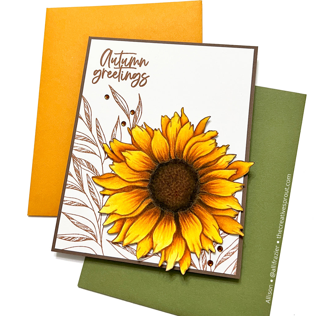 Simon Says Clear Stamp Sunflower Dreams 1294ss STAMPtember Fall Card | color-code:ALT03