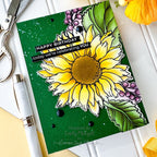 Simon Says Clear Stamp Sunflower Dreams 1294ss STAMPtember Birthday Card | color-code:ALT09