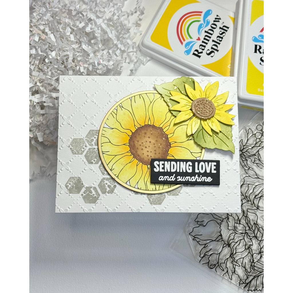 Simon Says Clear Stamp Sunflower Dreams 1294ss STAMPtember Sending Love Card