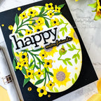 Simon Says Stamp Stencils Sunflower Pattern 1044st Cheering for You Friend Card | color-code:ALT03