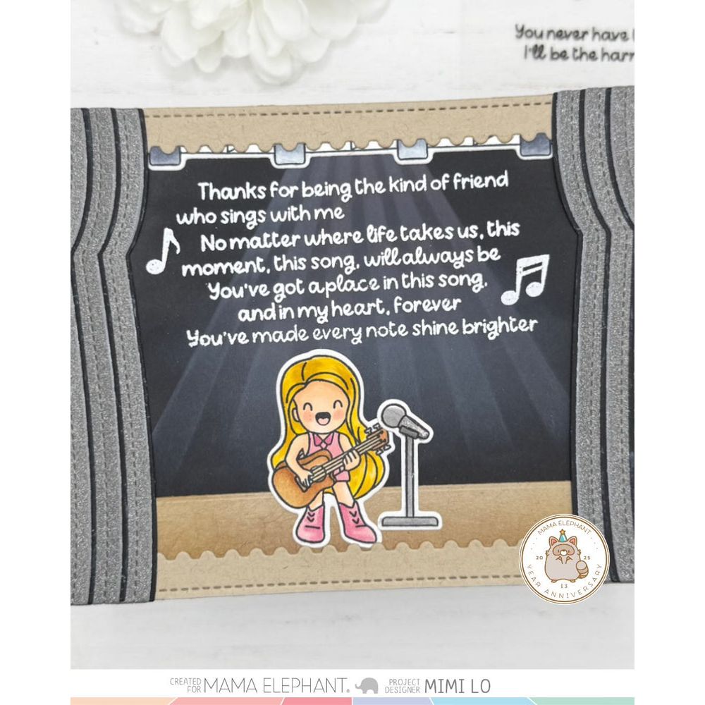 Mama Elephant Sung Sayings Clear Stamps