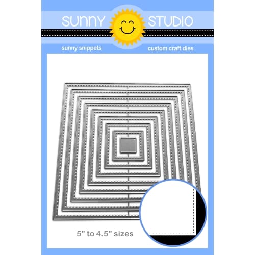 Sunny Studio Stitched Square Craft Dies ssdie-379