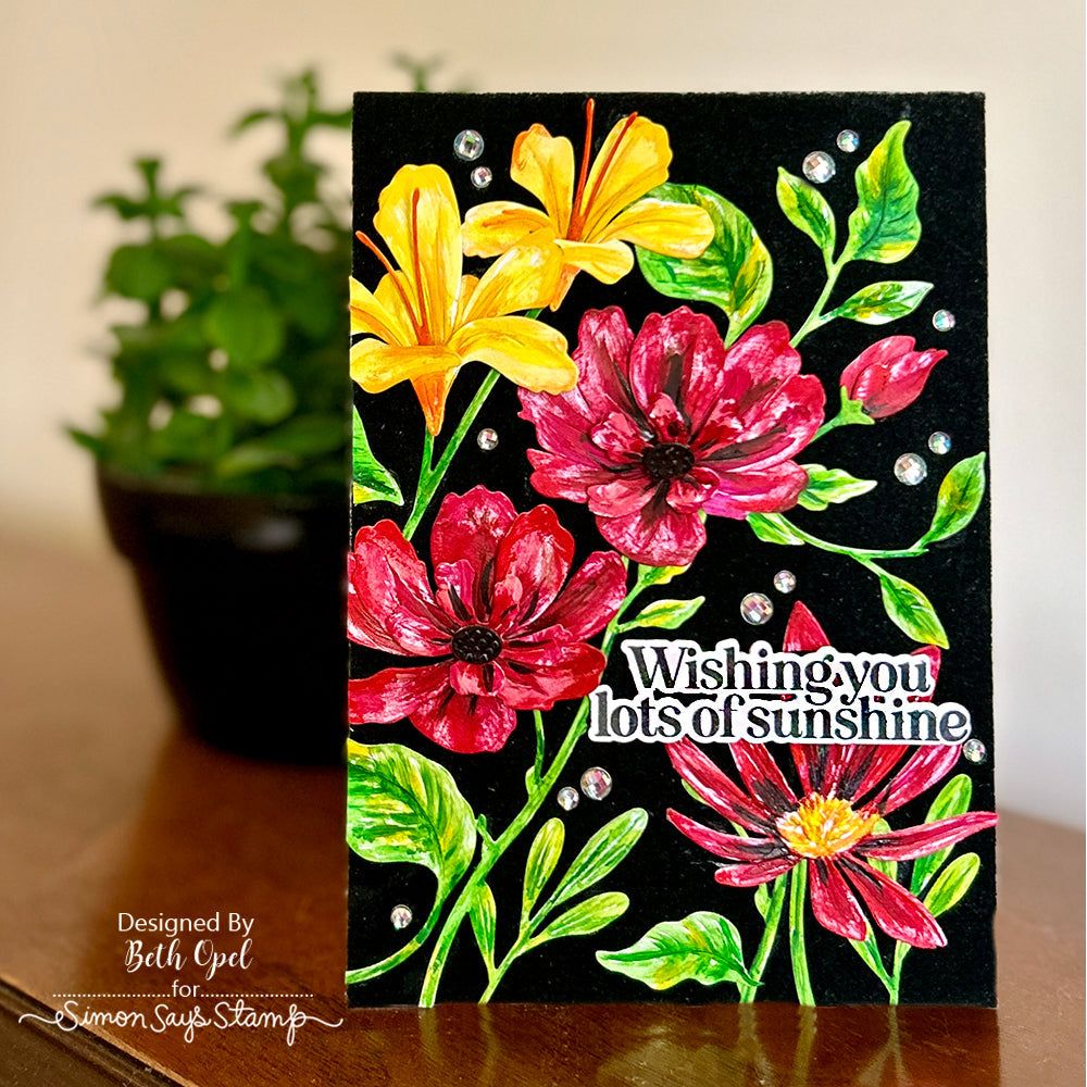Simon Says Stamps and Dies Sunshine and Smiles set798ss Sunny Vibes Sunshine Card