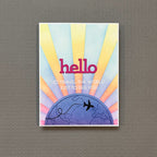 Simon Says Stamp Stencils Sunshine 1035st Sunny Vibes Hello Card | color-code:ALT03