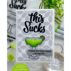 Simon Says Stamps And Dies Supercalifragilistic set636sf Dear Friend Margarita Card | color-code:ALT01