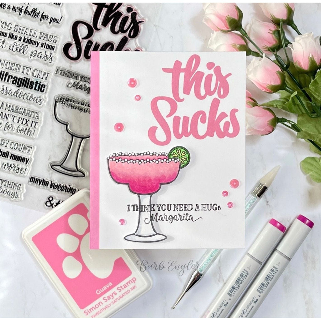 Simon Says Clear Stamps Supercalifragilistic sss202680c Dear Friend Margarita Card | color-code:ALT02