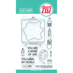 Avery Elle Clear Stamps Work of Art st-24-08