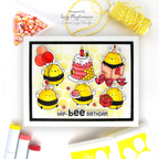 Simon Says Clear Stamps Happy Bee Day 3190ssc Birthday Card | color-code:ALT06