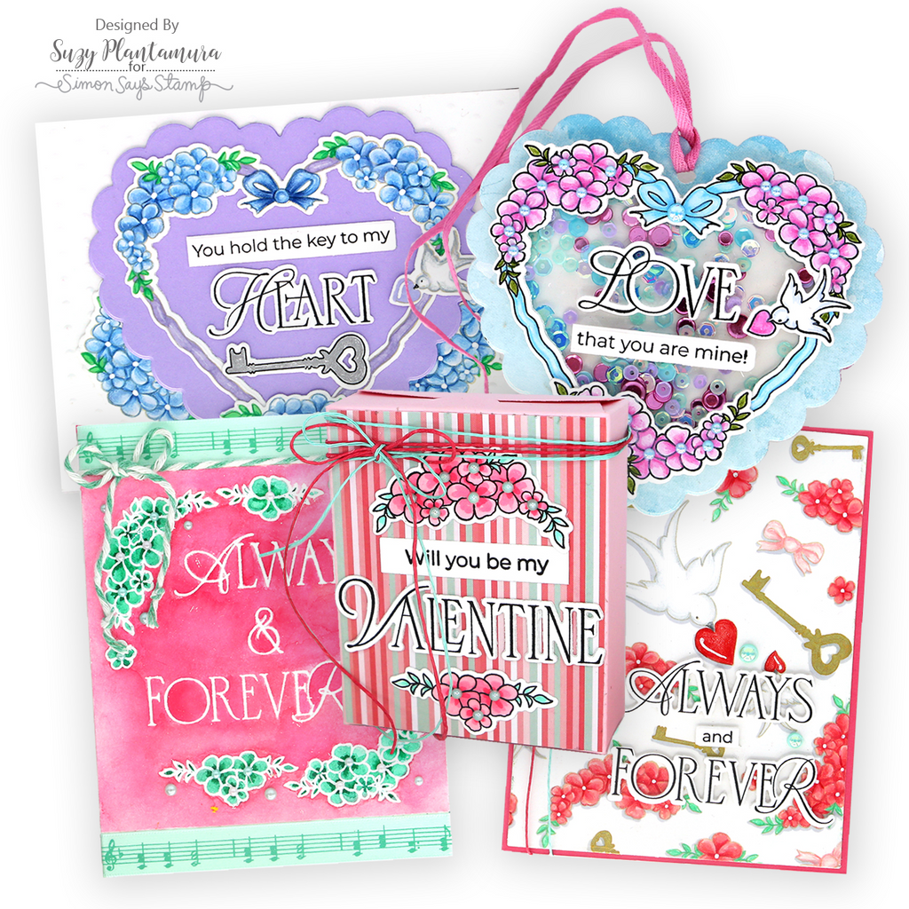 Simon Says Stamps and Dies Always and Forever set912af To Be Loved Valentine's Day projects | color-code:ALT05