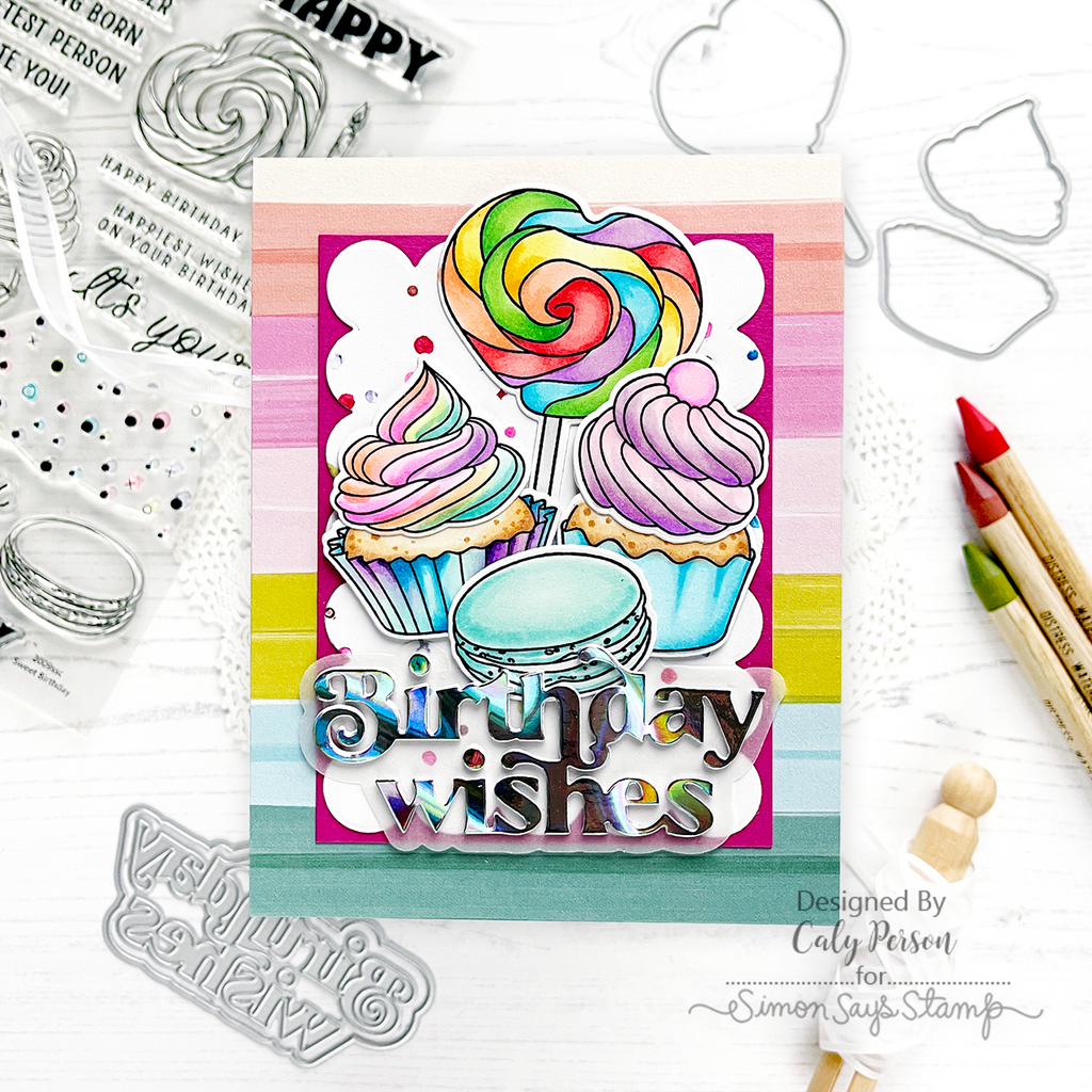 Simon Says Stamp Sweet Birthday More Treats Wafer Dies 1098sdc Birthday Card | color-code:ALT08