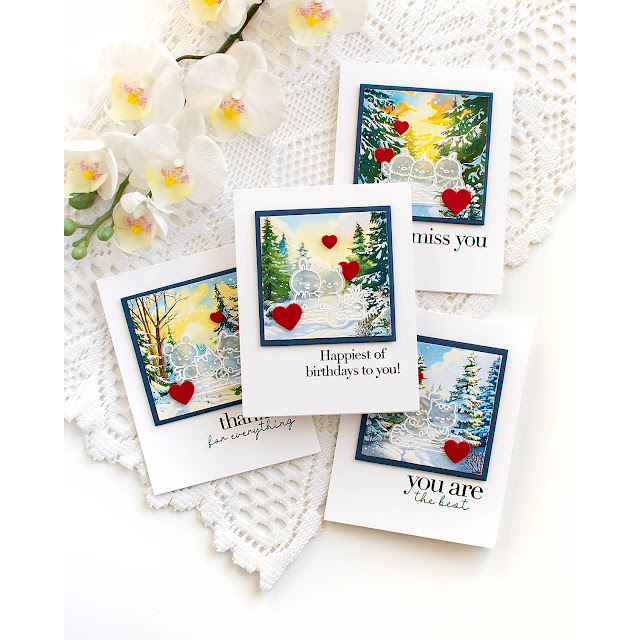Simon Says Stamps and Dies Sweet Friendship set1144sf Heart to Heart Card Set | color-code:ALT02