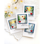 Simon Says Stamp Basic Shapes Squares Wafer Dies 1384sd DieCember Card Set | color-code:ALT03