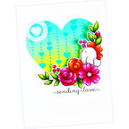 Clearly Besotted SWEET LITTLE SENTIMENTS Clear Stamps sending love