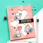 Simon Says Clear Stamps Sweet Peacock 3357ssc Heart to Heart