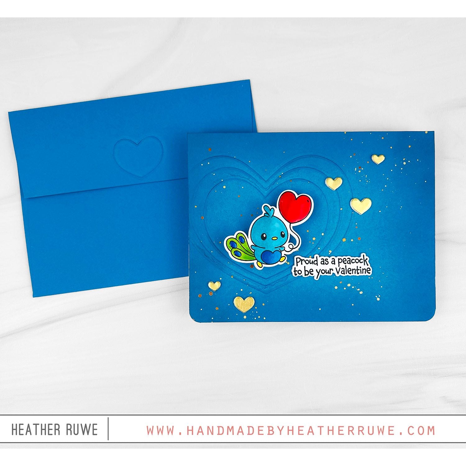 Simon Says Stamps and Dies Sweet Peacock set1145sp Heart to Heart Valentine's Day Card | color-code:ALT04