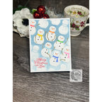 Simon Says Stamp Embossing Folder and Cutting Die Sweet Snowmen sfd573 DieCember Holiday Card