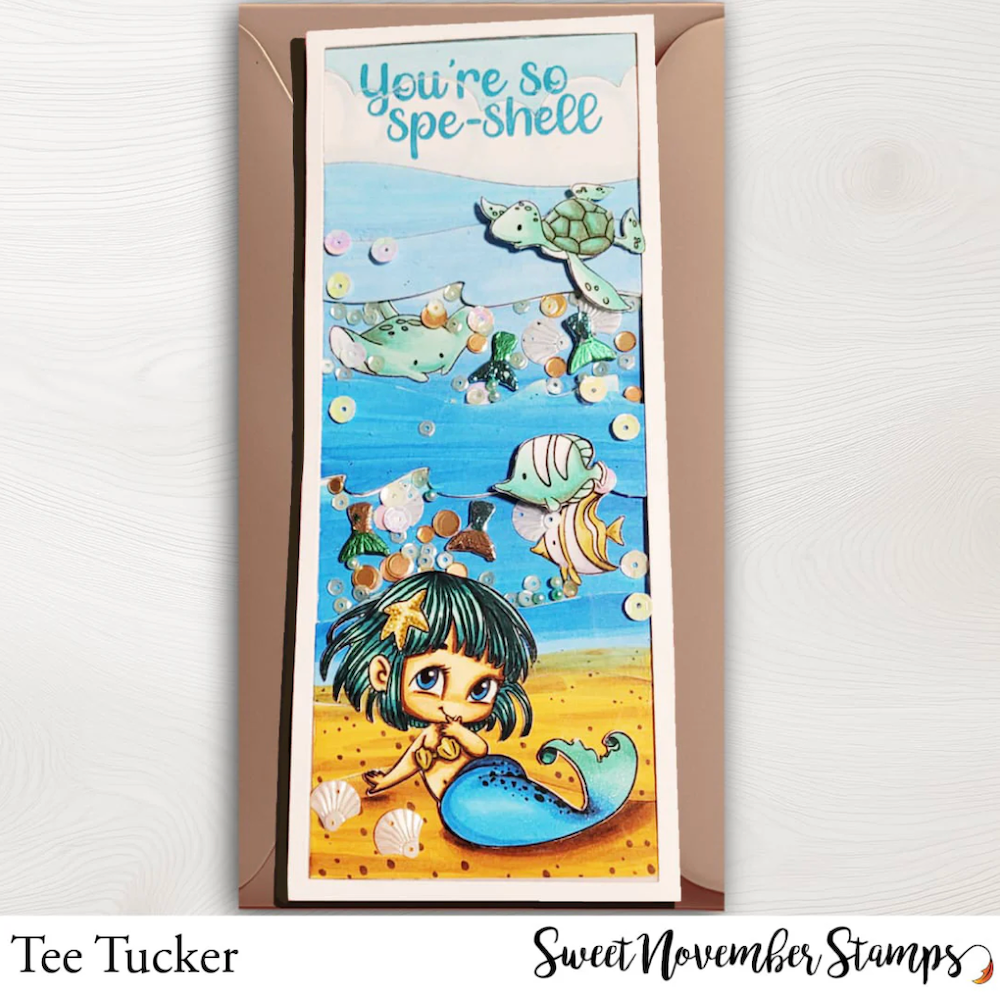 Sweet November Stamps A Mermaids Tale Embellishment Mix sns-sq-mt-25 tee