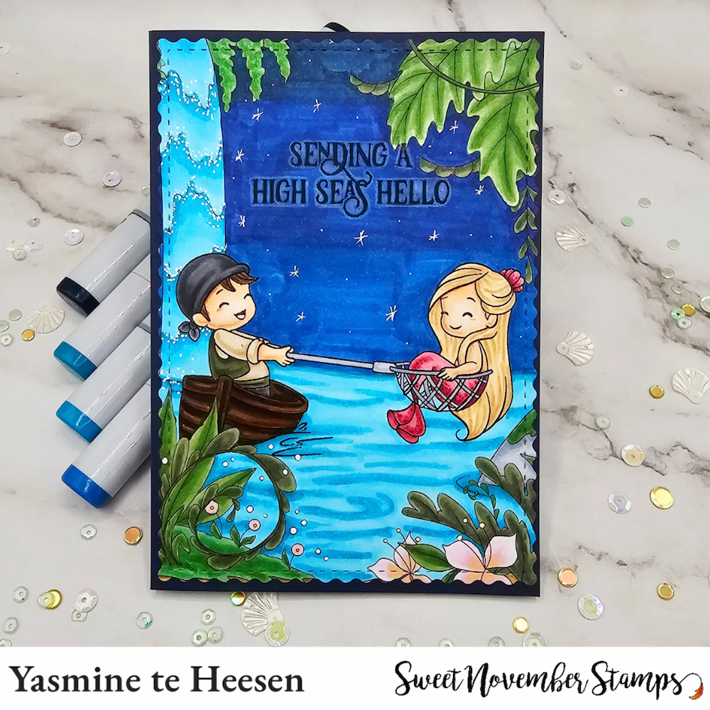 Sweet November Stamps A Wee Bit of Piracy Clear Stamp Set sns-bp-sr-25 yasmine