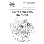 Sweet November Stamps August Peridot Dragon Clear Stamp Set sns-ap-dr-25