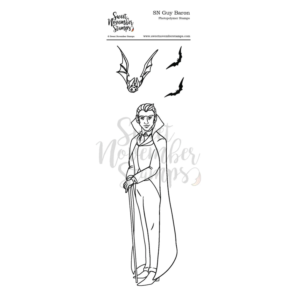Sweet November Stamps Baron Clear Stamp Set sns-sg-bn-24