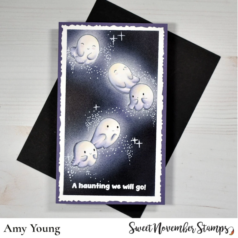 Sweet November Stamps Bitty Boos Clear Stamp Set sns-bb-hw-25 amy