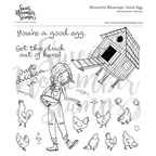 Sweet November Stamps Bountiful Blessings Good Egg Clear Stamp Set sns-ge-sp-25