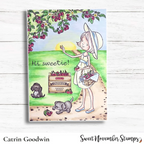 Sweet November Stamps Cherry on Top Clear Stamp Set sns-bb-ct-25 catrin