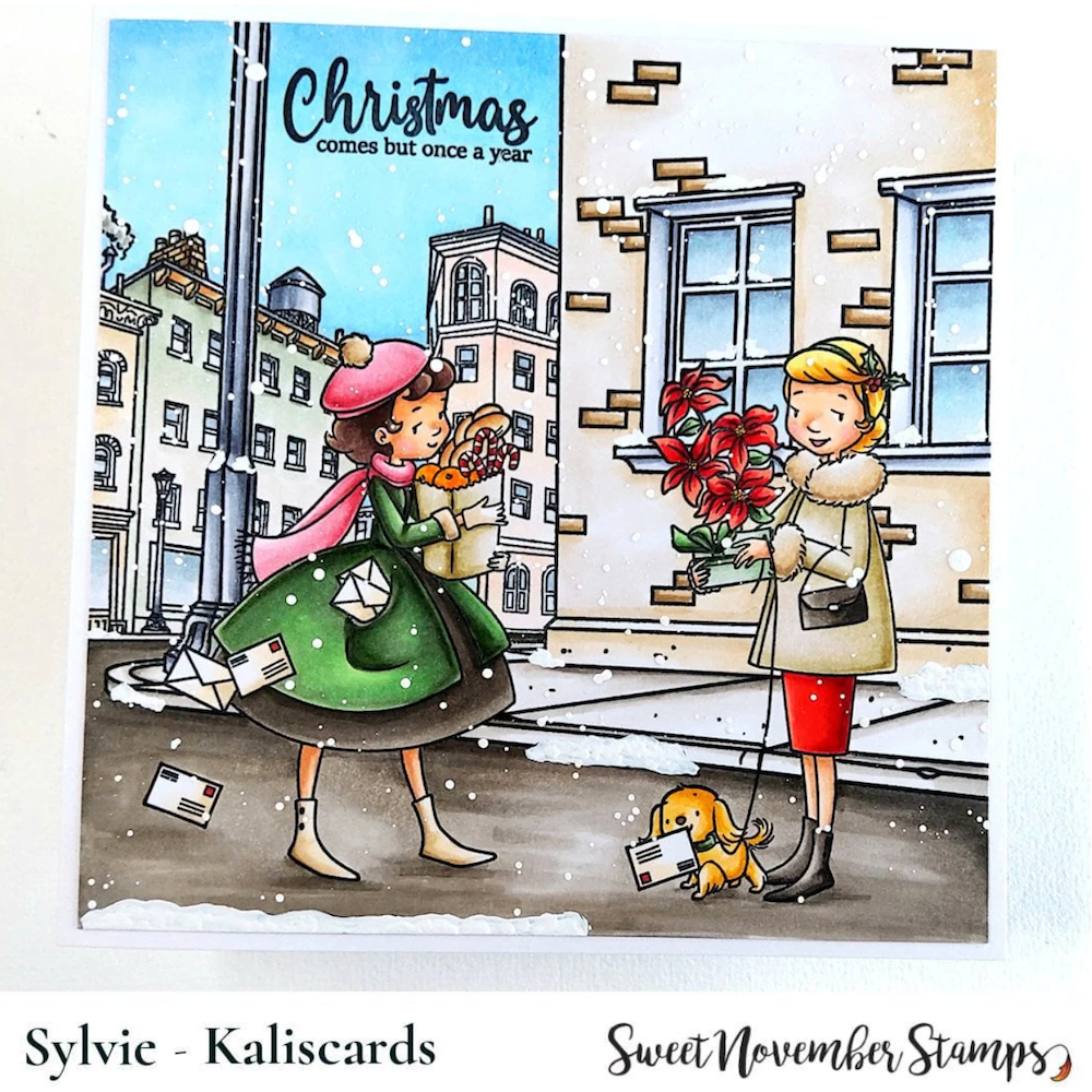 Sweet November Stamps City Sidewalks Clear Stamp Set sns-bb-cs-24 sylvie
