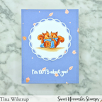 Sweet November Stamps Cozy Knit Critters Clear Stamp Set sns-fl-kc-26 tina
