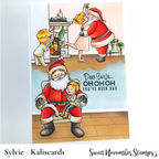 Sweet November Stamps Dear Santa Clear Stamp Set sns-xs-ds-24 sylvie