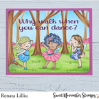Sweet November Stamps Fairwee Twirl Clear Stamp Set sns-ft-sp-25 renata