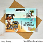 Sweet November Stamps Fantasy Post Marks Clear Stamp Set sns-fa-pm-25 post