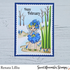 Sweet November Stamps February Iris Fairy Clear Stamp Set sns-mf-if-25 renata