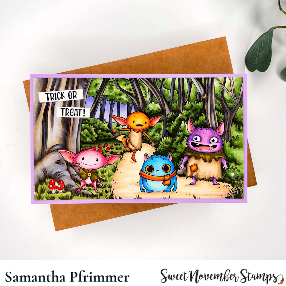 Sweet November Stamps Forest Path Clear Stamp Set sns-bb-fp-26 samantha