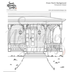 Sweet November Stamps Front Porch Background Clear Stamp Set sns-fp-bg-25