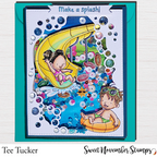 Sweet November Stamps Fun in the Sun Embellishment Mix sns-sq-fs-25 tee