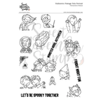 Sweet November Stamps Halloween Postage Pals Portrait Clear Stamp Set sns-pp-hw-25