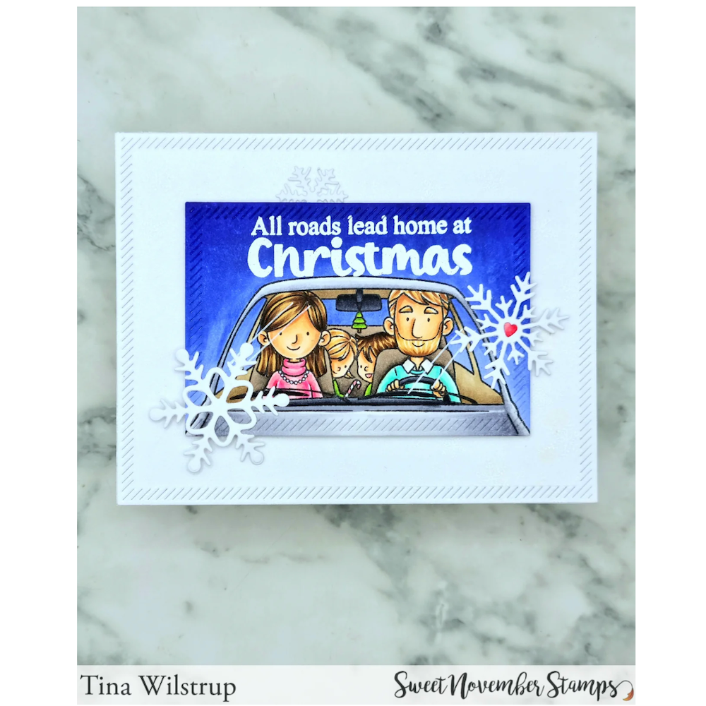 Sweet November Stamps Holiday Travels Clear Stamp Set sns-ht-wn-25 tina