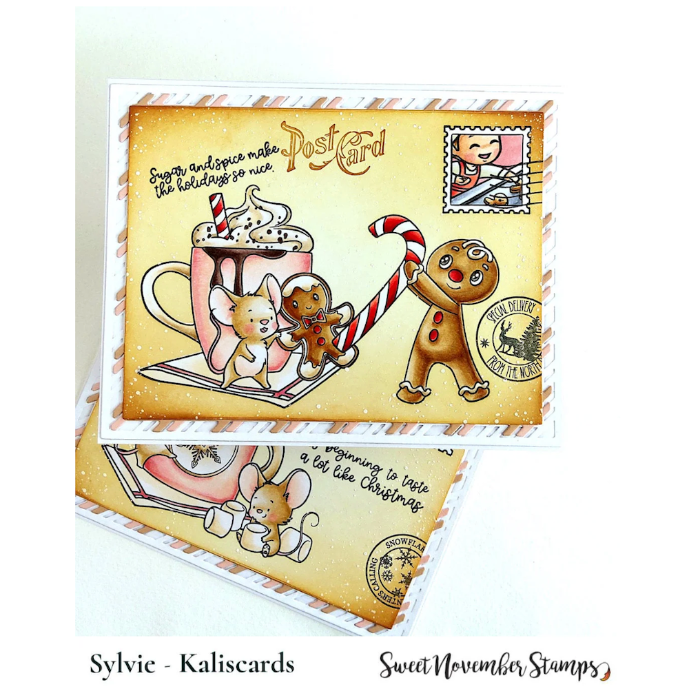 Sweet November Stamps Hug in Mug Clear Stamp Set sns-hm-wn-25 sylvie