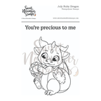 Sweet November Stamps July Ruby Dragon Clear Stamp Set sns-jr-dr-25