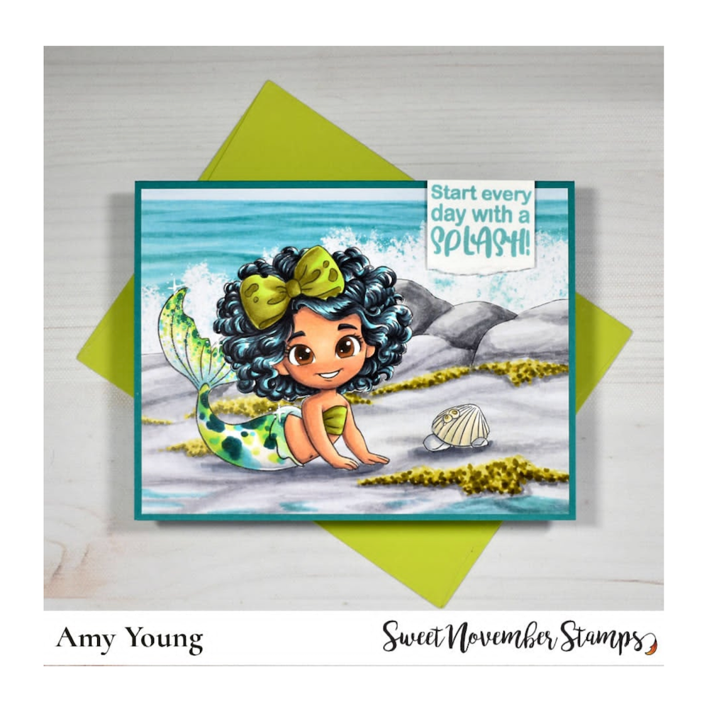 Sweet November Stamps Laguna Clear Stamp Set sns-ch-la-26 amy